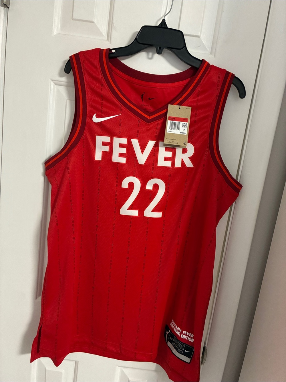 Nike Indiana Fever CAITLIN CLARK Basketball Jersey